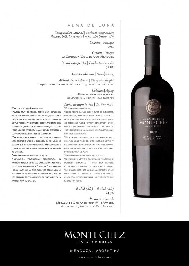 Ficha Tecnica  ALMA DE LUNA 2011